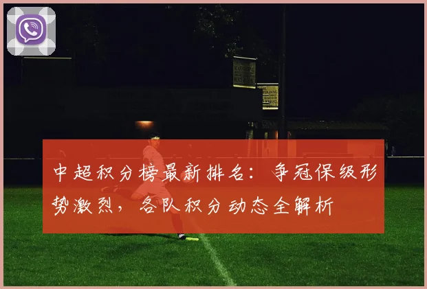 中超积分榜最新排名：争冠保级形势激烈，各队积分动态全解析